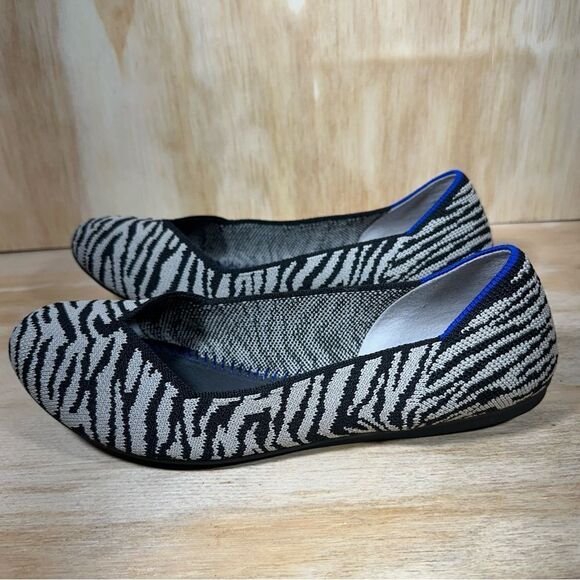 Rothy’s Zebra Flats Women’s Size 7 - Picture 1 of 10